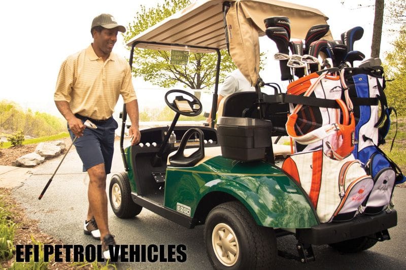 EFI vehicles from E-Z-GO and Cushman